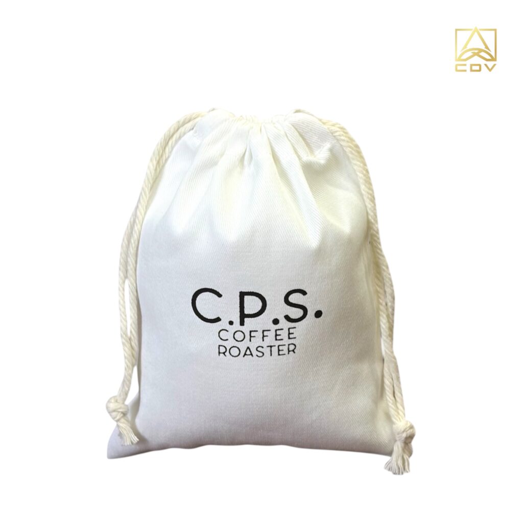 ถุงผ้าดิบหูรูดcps